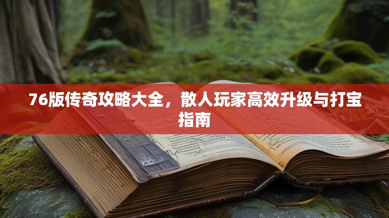 76版传奇攻略大全，散人玩家高效升级与打宝指南