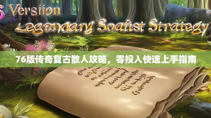 76版传奇复古散人攻略，零投入快速上手指南
