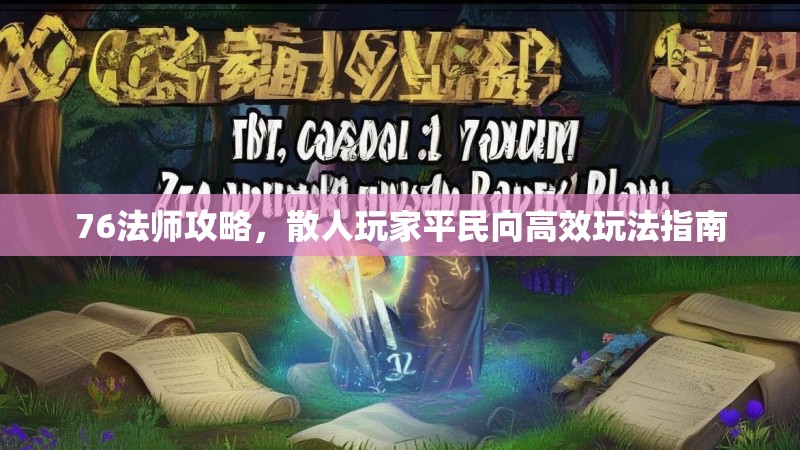 76法师攻略，散人玩家平民向高效玩法指南