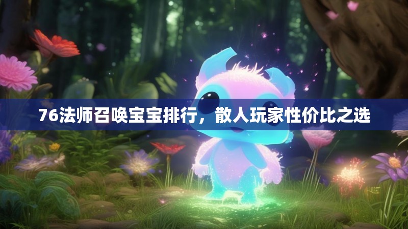 76法师召唤宝宝排行，散人玩家性价比之选