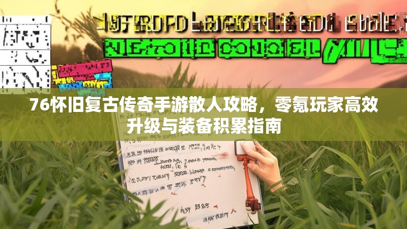 76怀旧复古传奇手游散人攻略，零氪玩家高效升级与装备积累指南