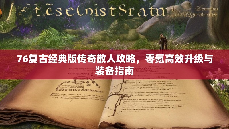 76复古经典版传奇散人攻略，零氪高效升级与装备指南