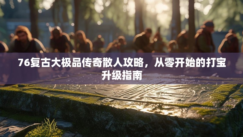 76复古大极品传奇散人攻略,从零开始的打宝升级指南
