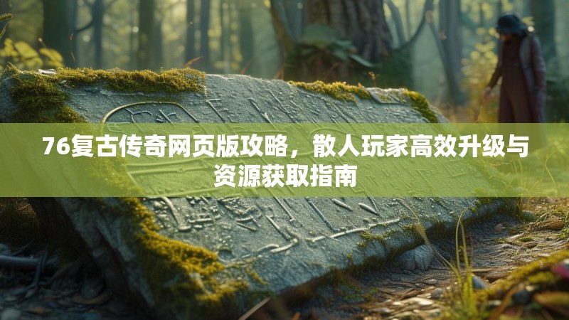 76复古传奇网页版攻略，散人玩家高效升级与资源获取指南