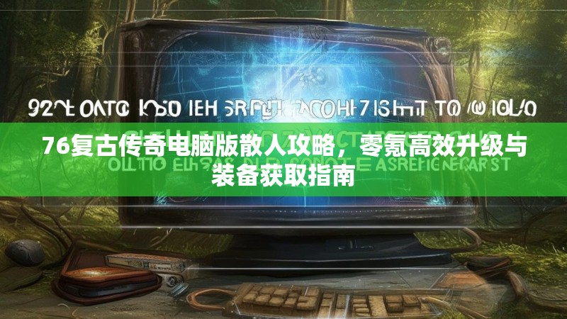 76复古传奇电脑版散人攻略，零氪高效升级与装备获取指南
