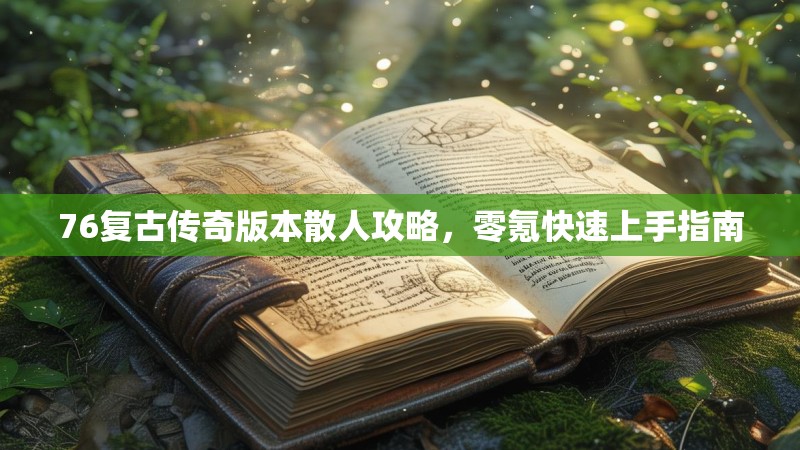 76复古传奇版本散人攻略，零氪快速上手指南
