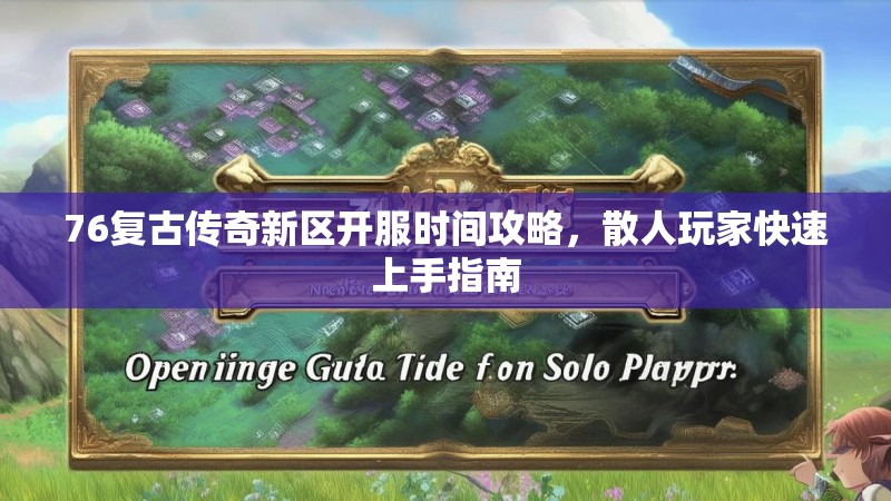 76复古传奇新区开服时间攻略，散人玩家快速上手指南