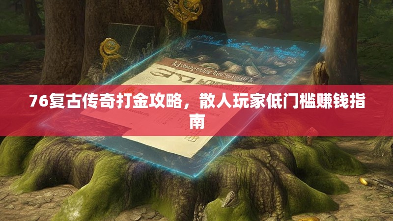 76复古传奇打金攻略,散人玩家低门槛赚钱指南