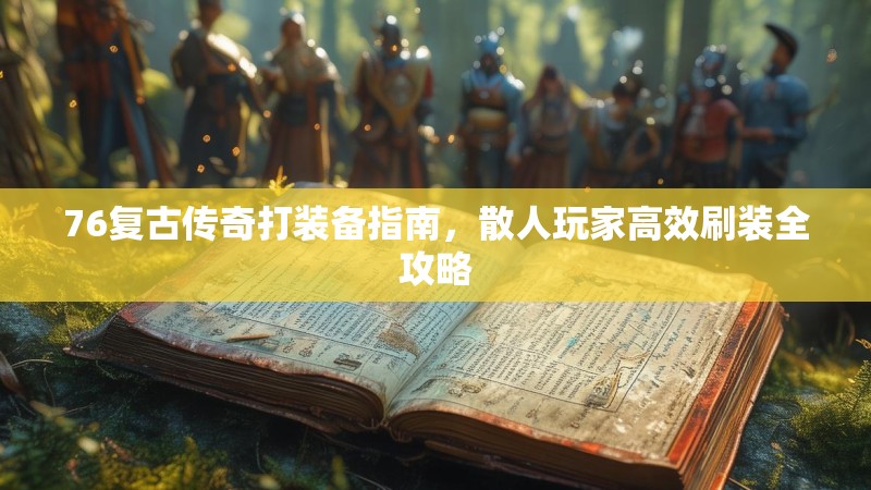 76复古传奇打装备指南，散人玩家高效刷装全攻略