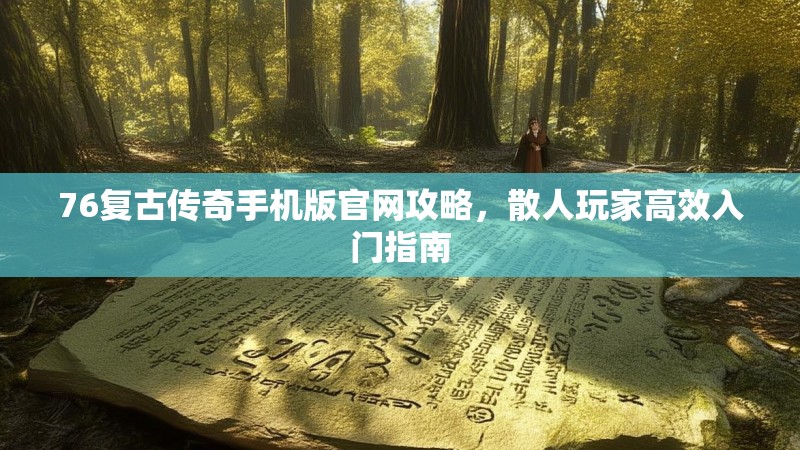 76复古传奇手机版官网攻略，散人玩家高效入门指南