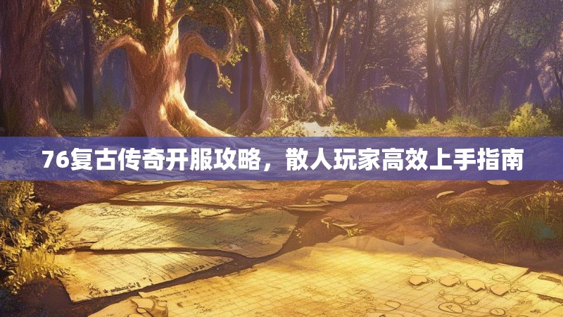 76复古传奇开服攻略，散人玩家高效上手指南