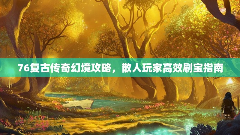 76复古传奇幻境攻略,散人玩家高效刷宝指南