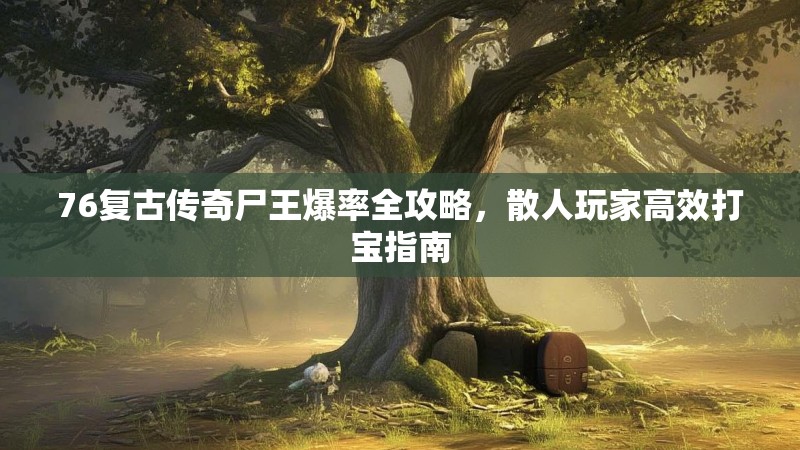 76复古传奇尸王爆率全攻略，散人玩家高效打宝指南