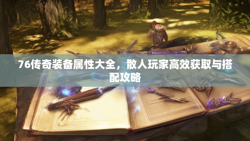 76传奇装备属性大全，散人玩家高效获取与搭配攻略