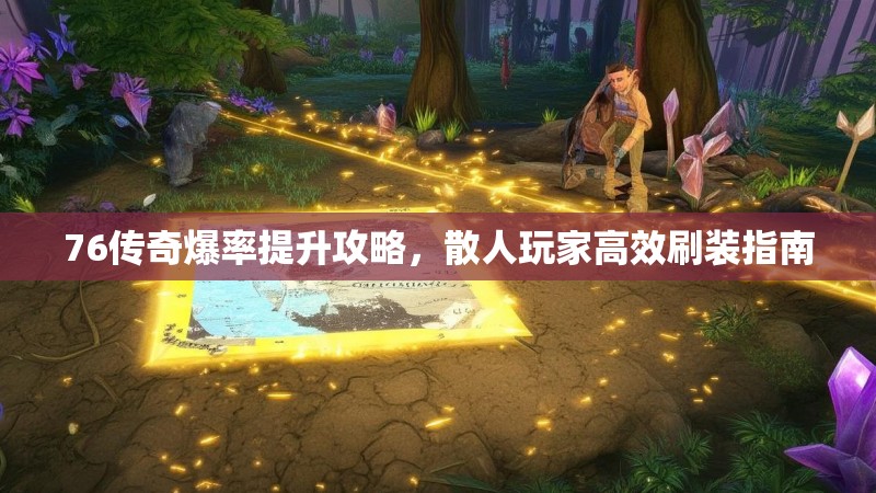 76传奇爆率提升攻略，散人玩家高效刷装指南
