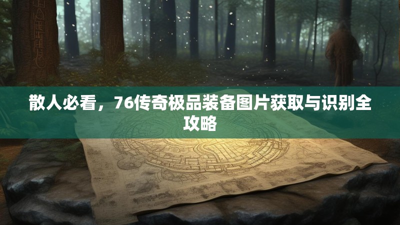 散人必看，76传奇极品装备图片获取与识别全攻略