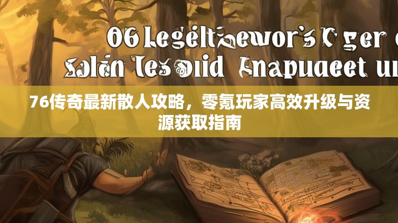 76传奇最新散人攻略，零氪玩家高效升级与资源获取指南