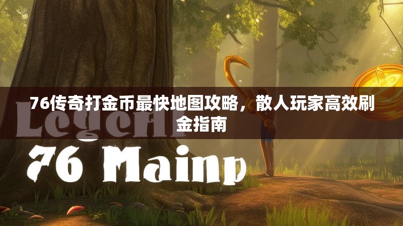 76传奇打金币最快地图攻略，散人玩家高效刷金指南