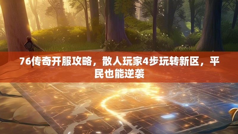 76传奇开服攻略,散人玩家4步玩转新区,平民也能逆袭