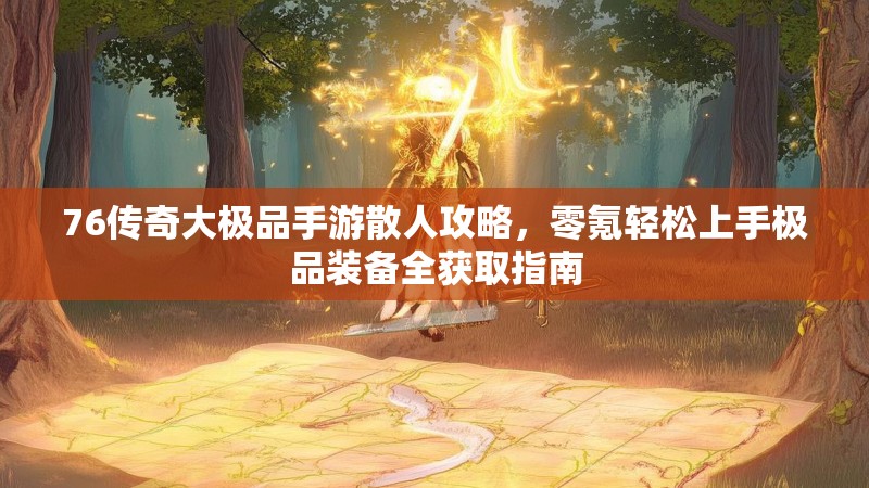 76传奇大极品手游散人攻略，零氪轻松上手极品装备全获取指南