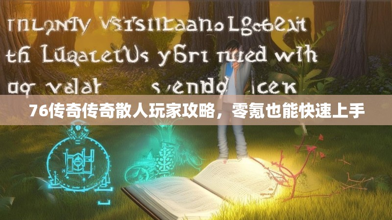 76传奇传奇散人玩家攻略,零氪也能快速上手