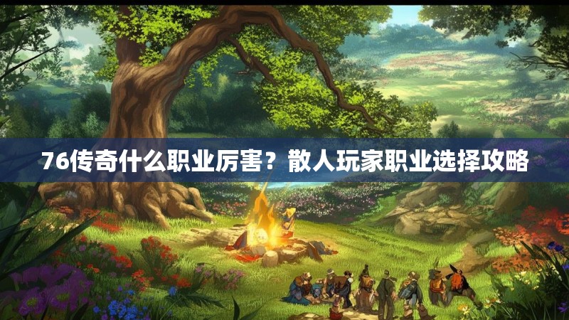 76传奇什么职业厉害？散人玩家职业选择攻略