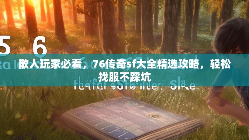 散人玩家必看,76传奇sf大全精选攻略,轻松找服不踩坑