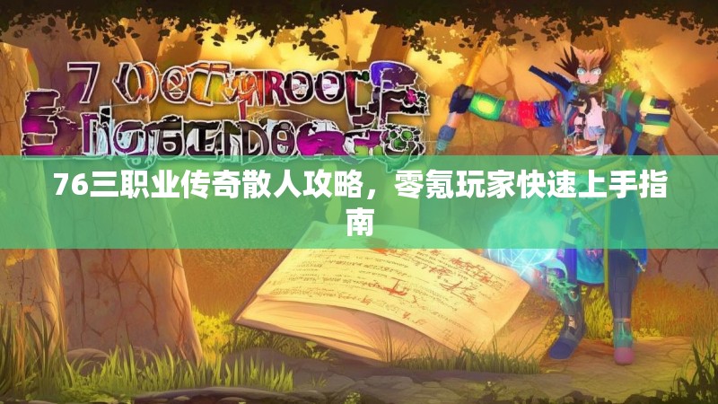 76三职业传奇散人攻略，零氪玩家快速上手指南