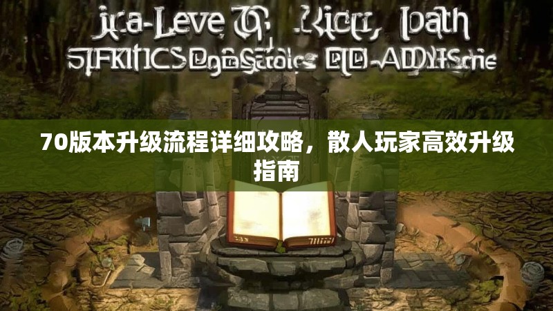 70版本升级流程详细攻略，散人玩家高效升级指南