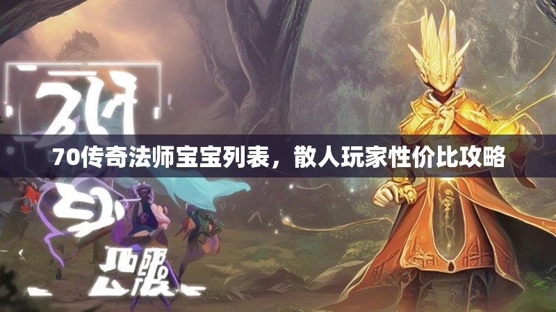 70传奇法师宝宝列表，散人玩家性价比攻略