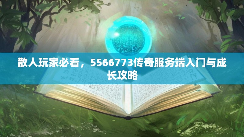 散人玩家必看,5566773传奇服务端入门与成长攻略