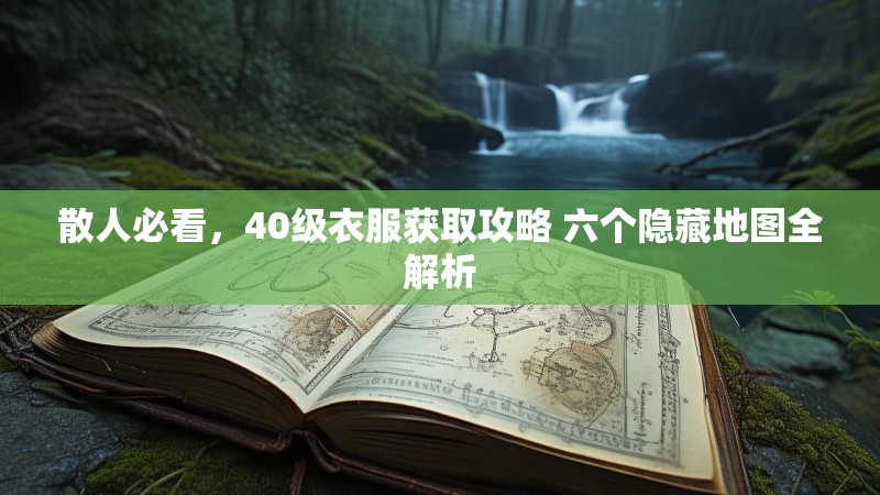 散人必看，40级衣服获取攻略 六个隐藏地图全解析