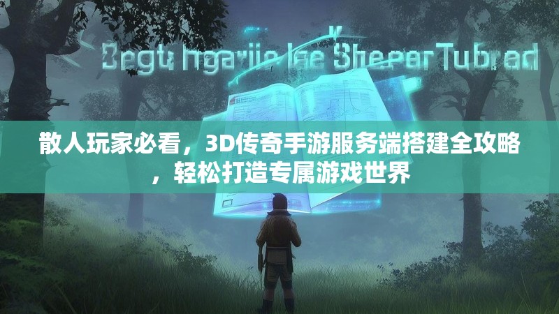 散人玩家必看，3D传奇手游服务端搭建全攻略，轻松打造专属游戏世界