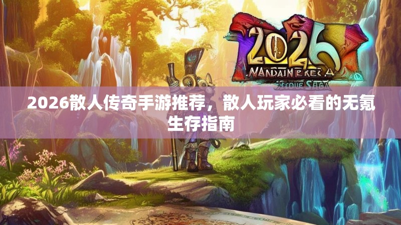 2026散人传奇手游推荐，散人玩家必看的无氪生存指南