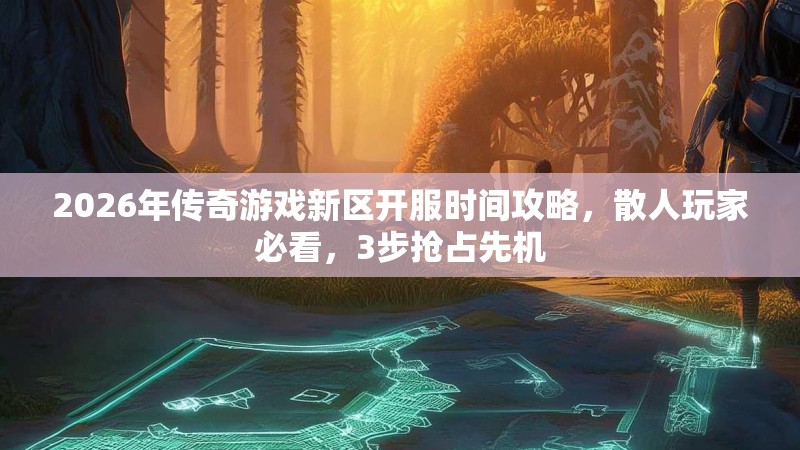 2026年传奇游戏新区开服时间攻略，散人玩家必看，3步抢占先机