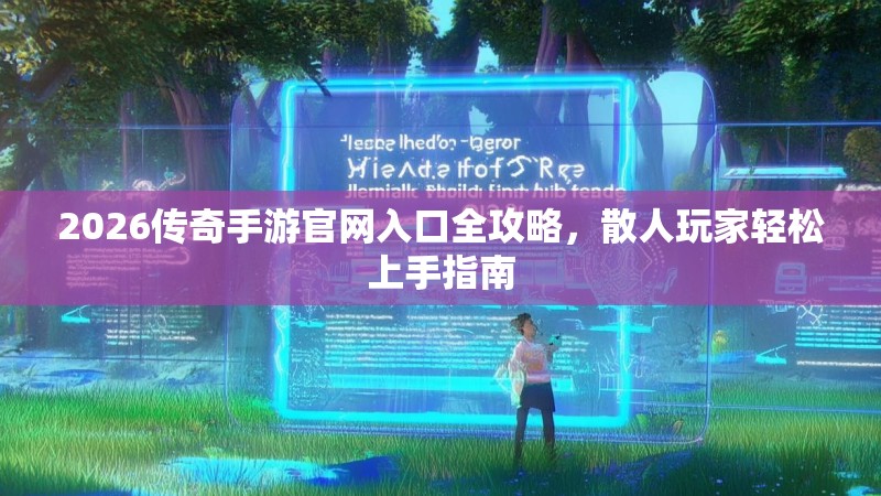 2026传奇手游官网入口全攻略，散人玩家轻松上手指南