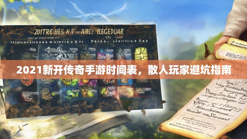 2021新开传奇手游时间表,散人玩家避坑指南