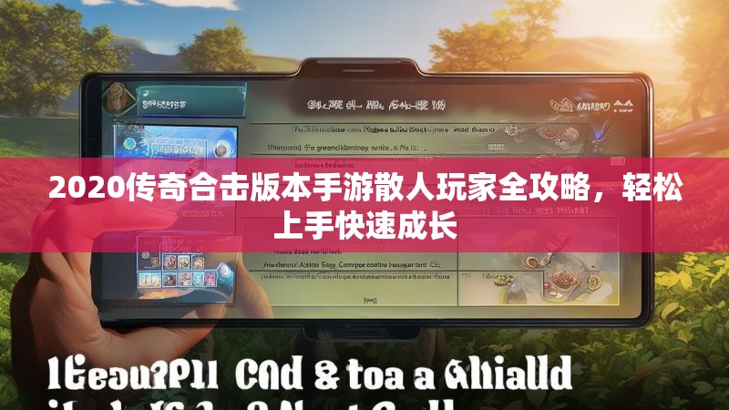 2020传奇合击版本手游散人玩家全攻略,轻松上手快速成长