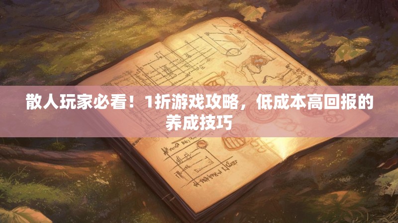 散人玩家必看！1折游戏攻略，低成本高回报的养成技巧