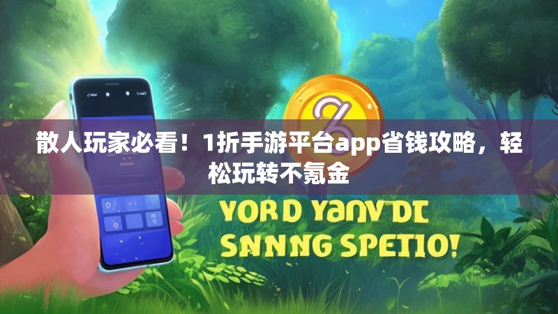 散人玩家必看!1折手游平台app省钱攻略,轻松玩转不氪金