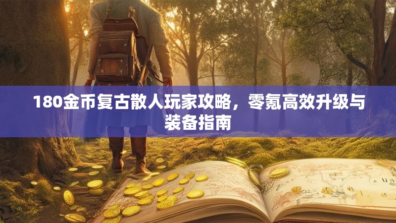180金币复古散人玩家攻略，零氪高效升级与装备指南
