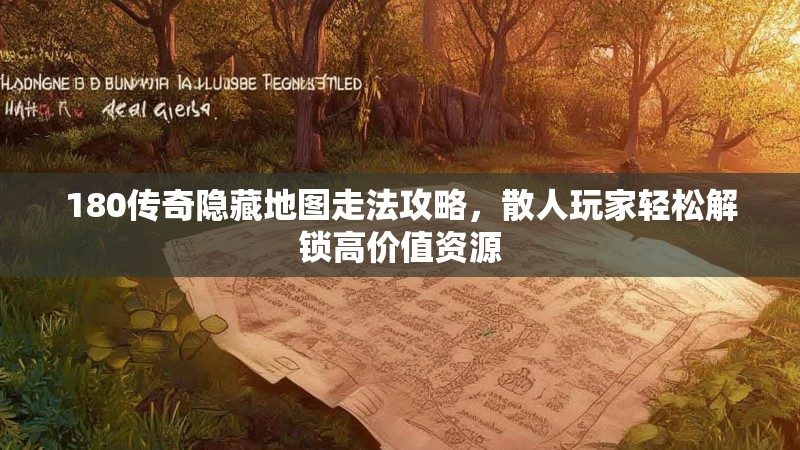 180传奇隐藏地图走法攻略,散人玩家轻松解锁高价值资源