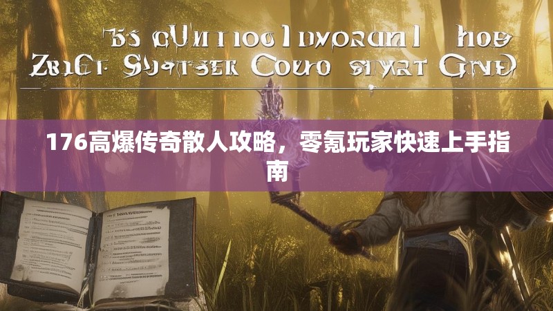 176高爆传奇散人攻略，零氪玩家快速上手指南