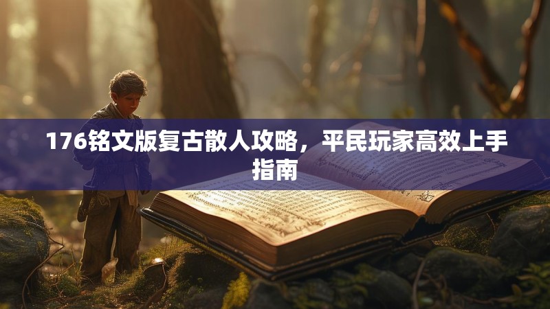 176铭文版复古散人攻略，平民玩家高效上手指南