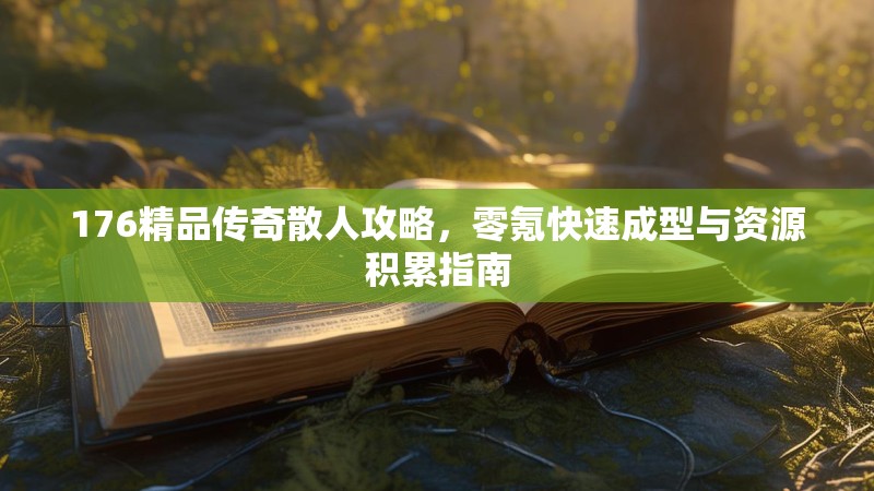 176精品传奇散人攻略，零氪快速成型与资源积累指南