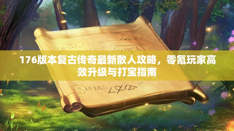176版本复古传奇最新散人攻略，零氪玩家高效升级与打宝指南
