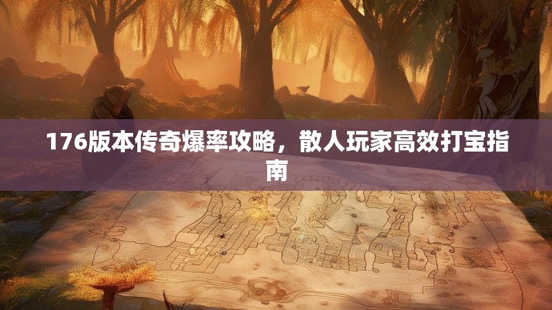 176版本传奇爆率攻略，散人玩家高效打宝指南