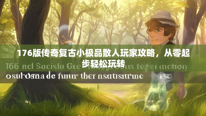 176版传奇复古小极品散人玩家攻略，从零起步轻松玩转