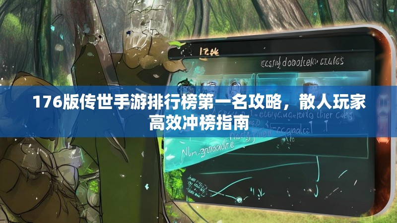 176版传世手游排行榜第一名攻略，散人玩家高效冲榜指南