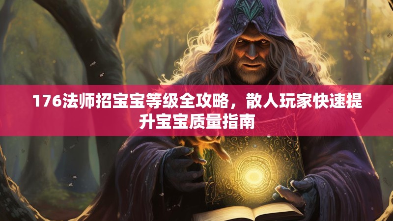 176法师招宝宝等级全攻略，散人玩家快速提升宝宝质量指南